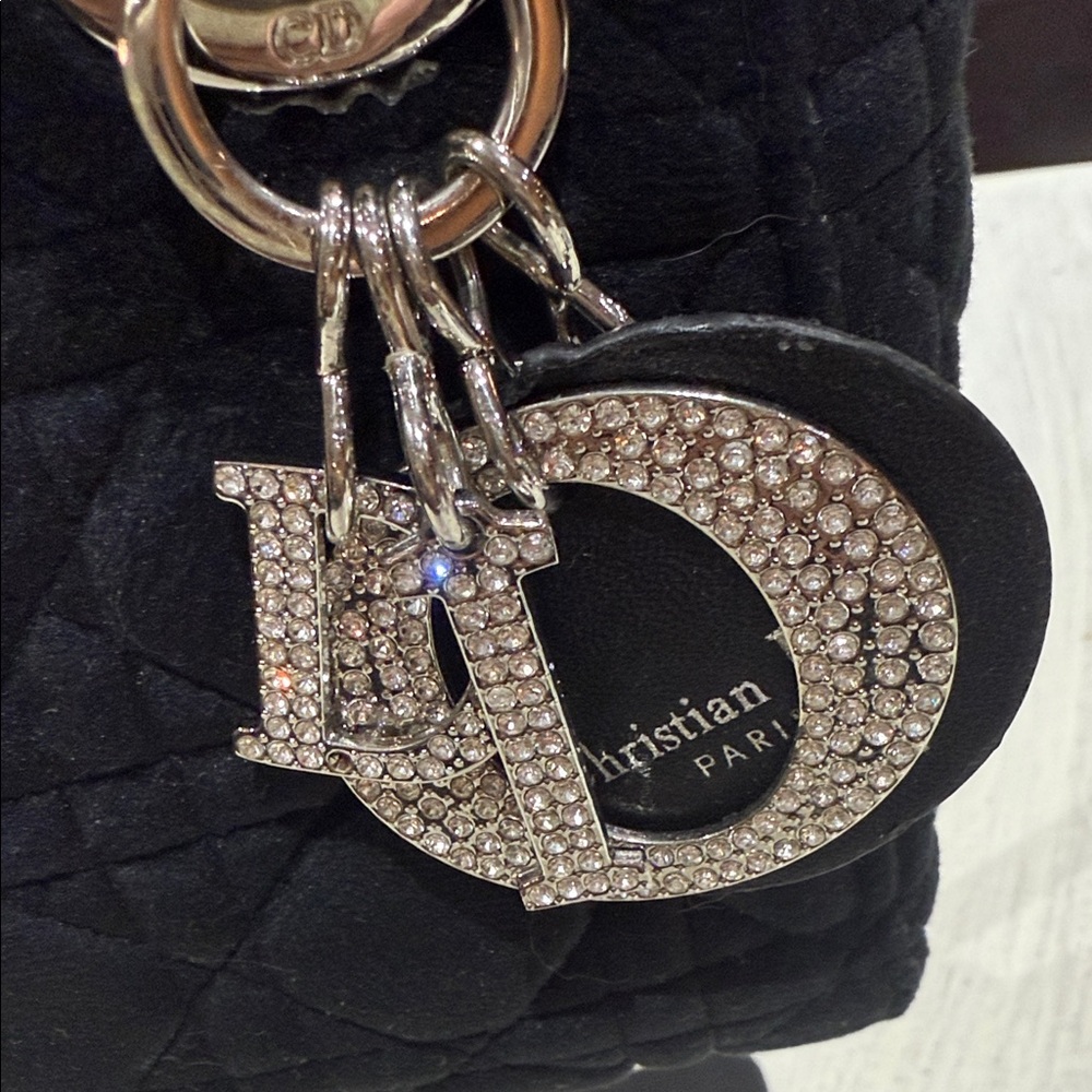 Source Unknown Black Quilted Mini Bag - image 2